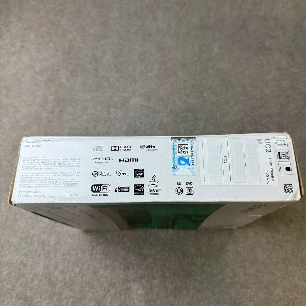 Sony BDP-S3700 Blu-ray Disc Player with Built-in Wi-Fi